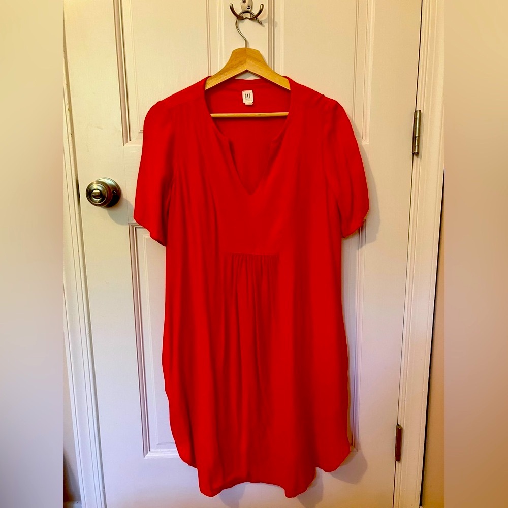Gap Maternity XS Lined Crepe Perfect Summer Dress/Blouse